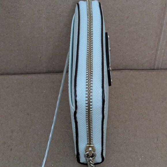 Kate Spade New York Staci Small Zip Around Wallet Light Olive - Picture 3 of 9